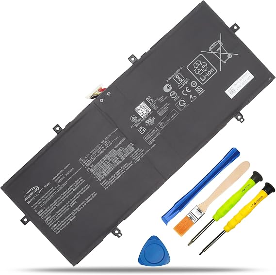 C22N2107 Battery Replacement for Asus ZenBook 14 OLED UX3402 | For UX3402QA UX3402ZA UX4302ZA UM3402 UM3402DA UM3402MA UM3402YA Series Notebook, 0B200-04160000, 7.74V 75Wh 9702mAh
