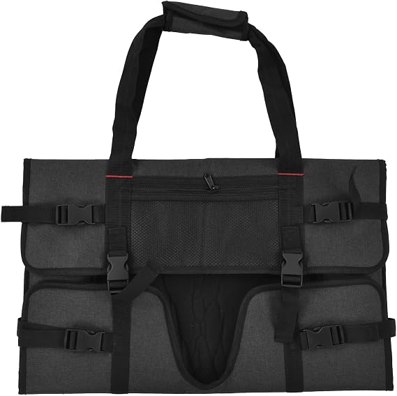 Travel Carrying Bag for 24" LCD Screens and Monitors , With Padded charpie Lining , Protective Monitor Travel Case Compatible With 24in Accessories , Computer Monitor Carrying Bag Case 24 Inch Portab
