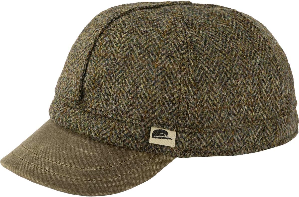 Stormy Kromer ジョッキーキャップ - ファッションウールハット ハリスツイード