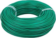 RV Fine Wire Stranded Copper Cable 220V Electric PVC Single Cores Annealed Wires Power Cables Led 14awg 10 12 14 16 18 Awg Awge Cable Wire Color : Green, Length : 20m