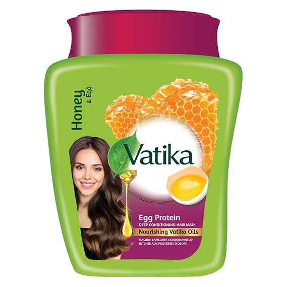 Vatika Naturals Hot Oil Hair Mask Egg Protein Multivitamin Treatment 500ml