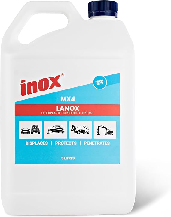 Inox Lanox Mx4-5 5L Heavy Duty Lubricant and Anti-corrosion Fluid W/ Applicator
