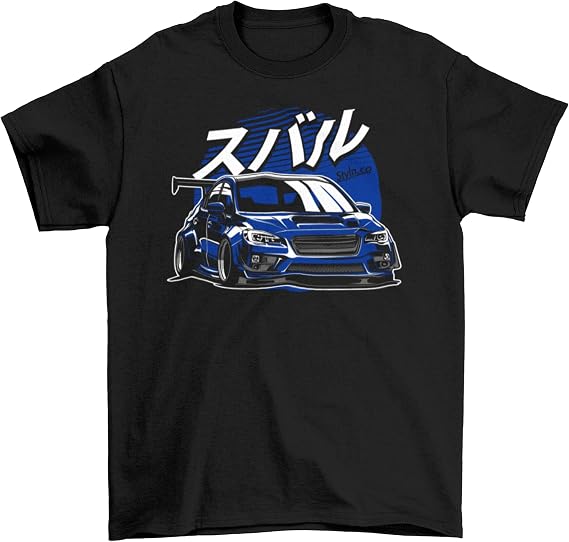 STYLN Subie Generation Cars T-Shirt | Adult Mechanic Japanese Racing Short Sleeve Shirts Gift for Car Automotive Enthusiasts