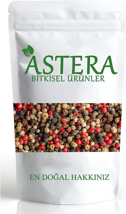 ASTERA 250 Gr Renkli Karabiber 4 Renk Karışık Tane Karabiber