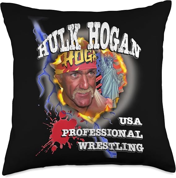 Hulk Hogan_002 Throw Pillow