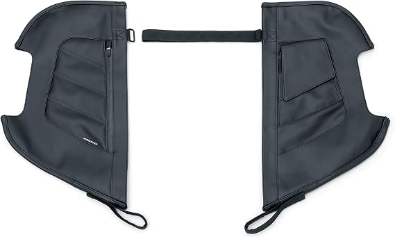 Kuryakyn 5266 Motorcycle Accessory: Engine Guard Chaps with Storage Pockets for 1997-2020 Harley-Davidson Touring, Black, 1 Pair