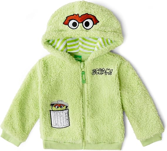 Sesame Street Cosplay Fleece Zip-Up Hoodie Infant to Toddler