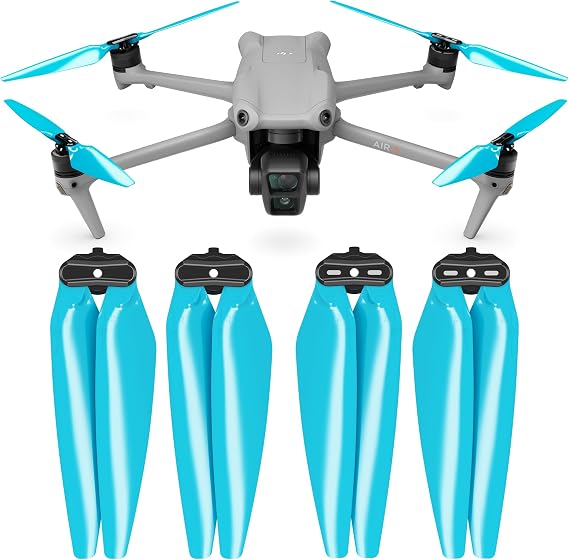 Master Airscrew Stealth Propellers for DJI Air 3 & Air 3S - Blue, 4 pcs