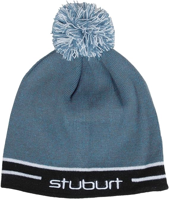 Stuburt Men's Hail Bobble Beanie Hat - Peacock Marl - One Size