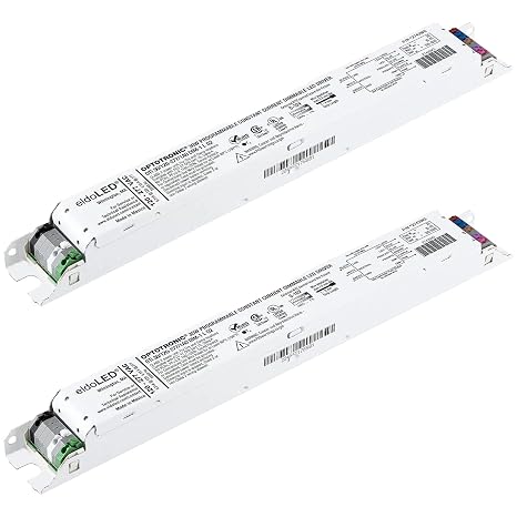 Pack of 2 - eldoLED *2743WG OPTOTRONIC 30W Constant Current 0-10V Dimmable LED Driver, Programmable Linear OTi 30/120-277/1A0 DIM-1 L G2 - Replacement/Compatible with Osram 57433