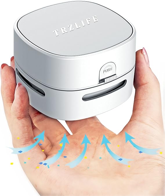 TRZLIFE Desk Vacuum Cleaner, Office & Home Desktop Cleaner, Ideal Gift