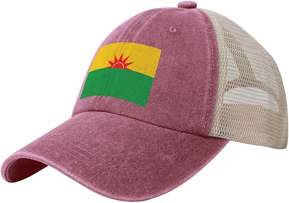 Flag of United Liberation Front of Asom Baseball Cap Women Men Mesh-Back Sun Hat Adjustable Trucker Caps