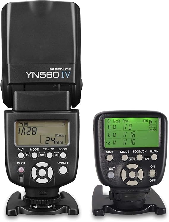 YONGNUO YN560 IV Wireless Flash Speedlite + YN560-TX II N LCD Flash Trigger Remote Controller for Nikon