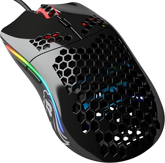 GLORIOUS Model O- Wired Gaming Mouse (Glossy Black)