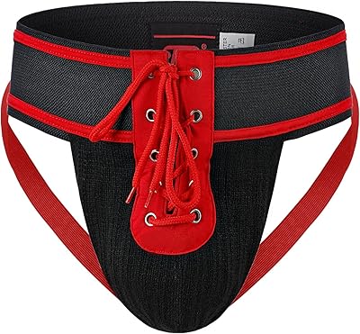 Fangkun Mens Underwear Jockstrap Athletic Supporters Men Lace Up Briefs Thong Width Waistband Sexy Bulge Pouch Jock Strap