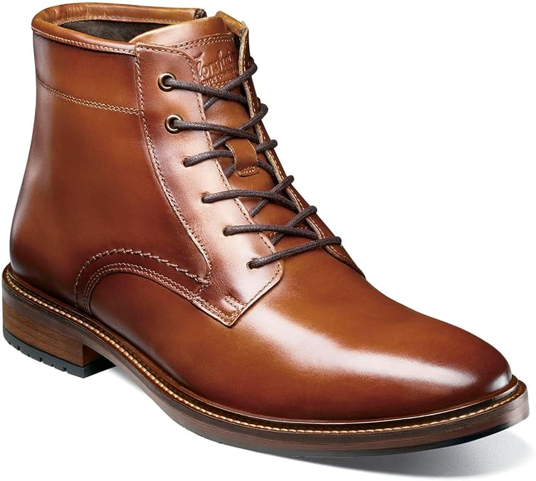 Florsheim Mens, Forge Plain Toe Lace Boot
