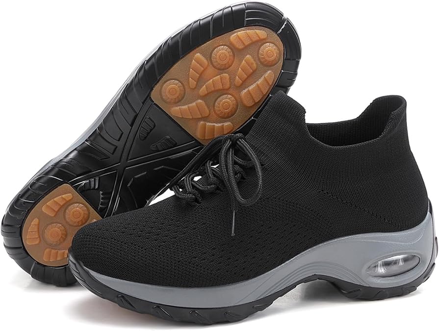 Comfort Orthopedic Sneakers for Women Men Lightweight Breathable Slip on Air Cushion Running Trainers Shoes Arch Support Nurse Shoe