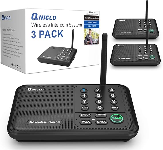 Intercoms Wireless for Home, Two-Way Real-time Intercom