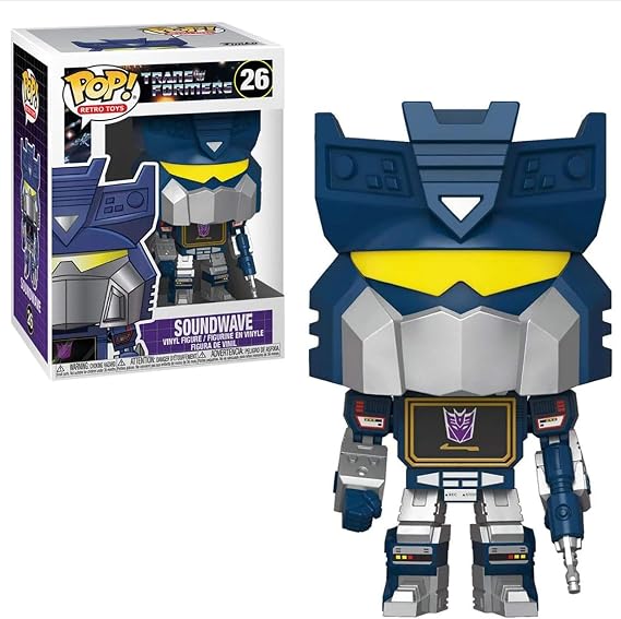 Funko Pop! Retro Toys: Transformers - Soundwave, Multicolour