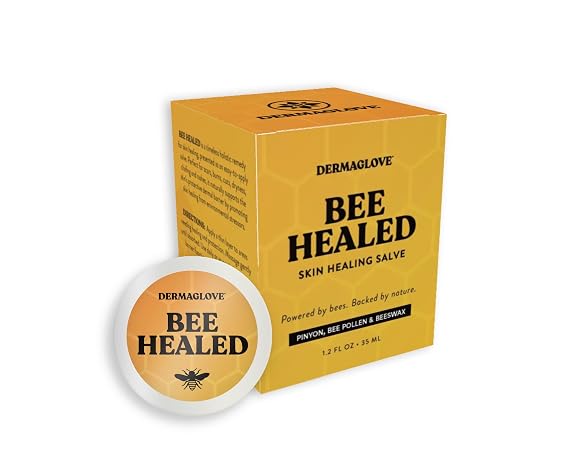 Bee Healed - Conditioning Salve with Pinyon Resin, Honey, Propolis, Bee Pollen & Almond Oil - 1.2 Fl Oz (Pack of 1)