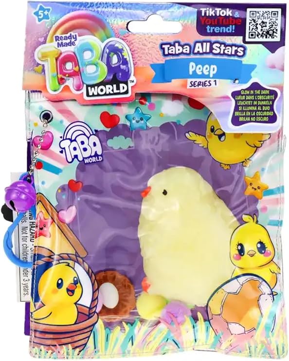 Taba World Squishy Ready Made Chick 4696 Civciv Figürlü Stres Oyuncağı, 841700002