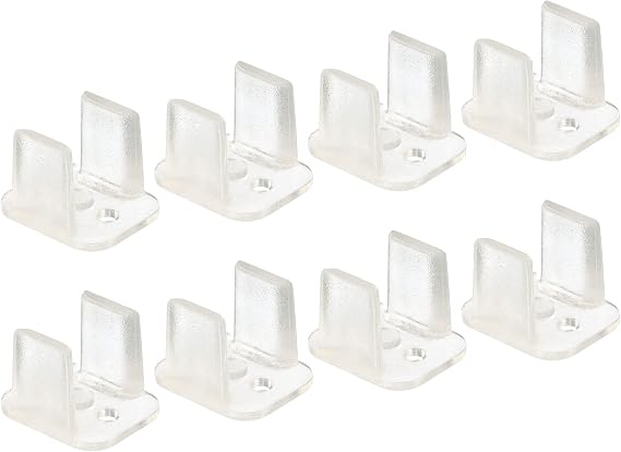 MECCANIXITY LED Neon Mounting Clips Holder Mounting Bracket Support Fixing Clamps Fit 8mm Silicone LED Neon Strip Lighting, Pack of 120