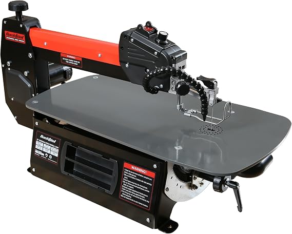 BUCKTOOL 22-Inch Scroll Saw, 1/5 HP 1.3A Power Scroll Saws for Woodworking