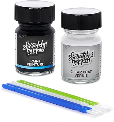 ScratchesHappen Exact-Match Touch Up Paint Kit - Iridescent PearlWhite Pearl Metallic WA140XG1WWA472BGE8 Tricoat for Chevrolet - Essential Paint  Clear Coat