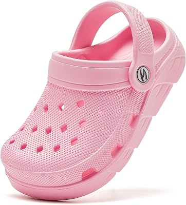 HOBIBEAR Kids Garden Clogs Toddler Sandals for Boys Girls Slipper Beach Water Shoes Slip on ToddlerLittleBig Kids