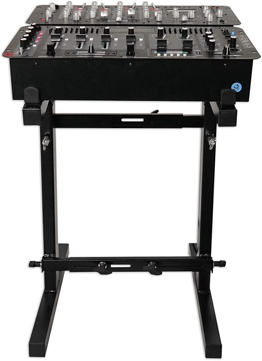 Rockville RXS20 Portable Mixer Stand - Folds Flat - Adjustable Height & Width!