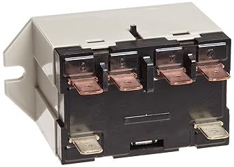 Omron G7L-2A-TUB-J-CB-AC24 General Purpose Relay With Test Button, Class B Insulation, QuickConnect Terminal, Upper Bracket Mounting, Double Pole Single Throw Normally Open Contacts, 71 mA Rated Load Current, 24 VAC Rated Load Voltage