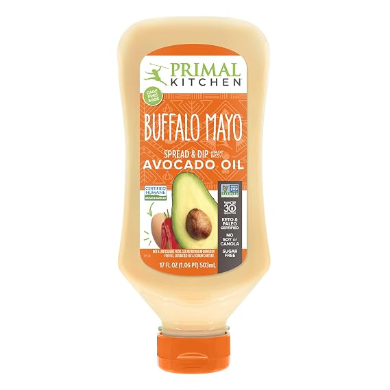 Primal Kitchen Squeeze Buffalo Mayo made with Avocado Oil, 17 Ounces