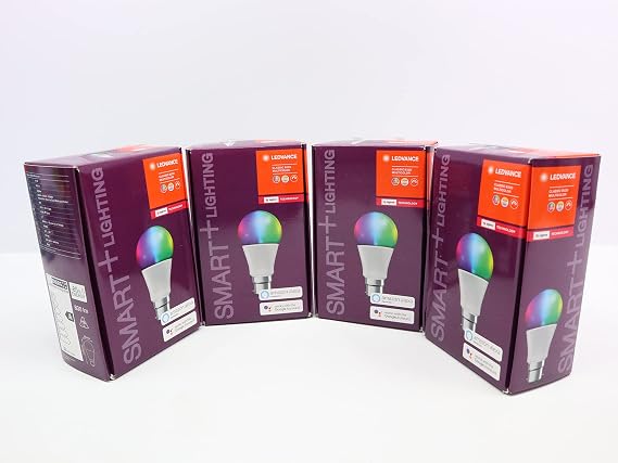 Ledvance Smart+ LED ZigBee Bulb with E27 Socket / Warm White to Daylight / Colour Changing (RGB) / Dimmable / Fully Compatible with Echo Plus and Echo Show (2nd Gen.) and Philips Hue Bridge [Energy Class F]
