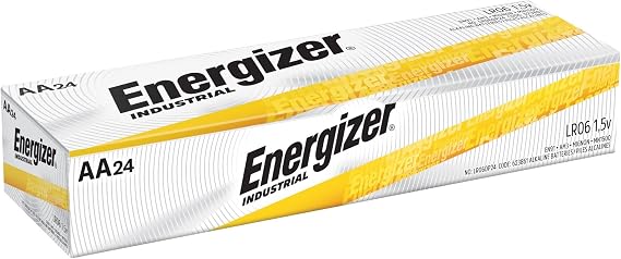 Energizer LLC Energizer Industrial Alkaline Battery, AA, EN91, 144 Count