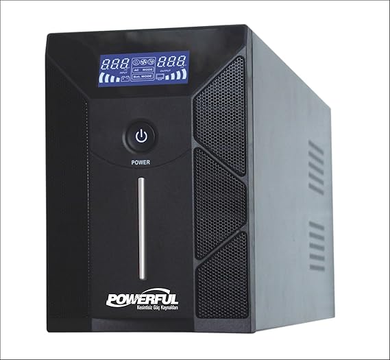 Powerful PLD-3000 3000VA 3KVA 1800W LCD Panel Line Interactive Ups Uninterruptible Power Supply (Gaming UPS)
