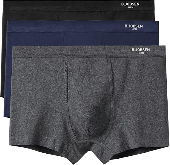 Underwear for Men Fashion Lightweight Cool Boxer Briefs Performance Breathable Athletic Stretch Wicking Boxers 3-Pack