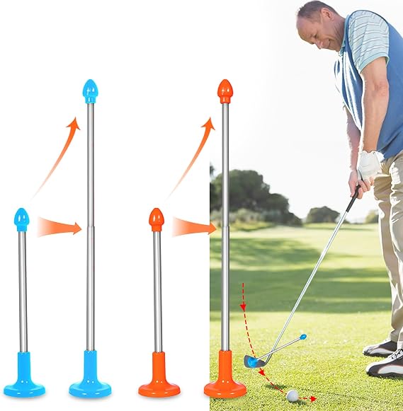 CAITON Golf Training Aid, Magnetic Club Alignment Stick, Swing Aim Tool
