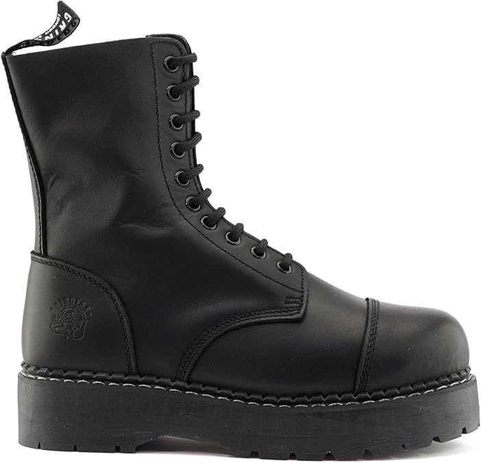 Grinders Mens Black Bulldog ACS Steel Toe Cap Safety Derby Boots