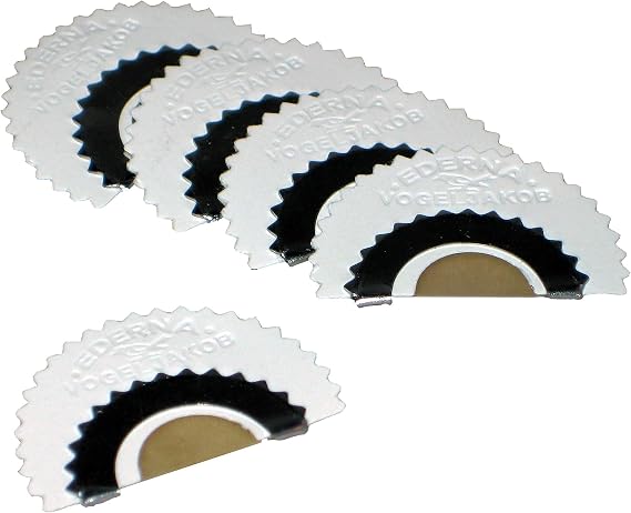 Bird Whistle 5 Pack - Swiss Warbler - Original Magic Tweeting Noisemaker (white,black)