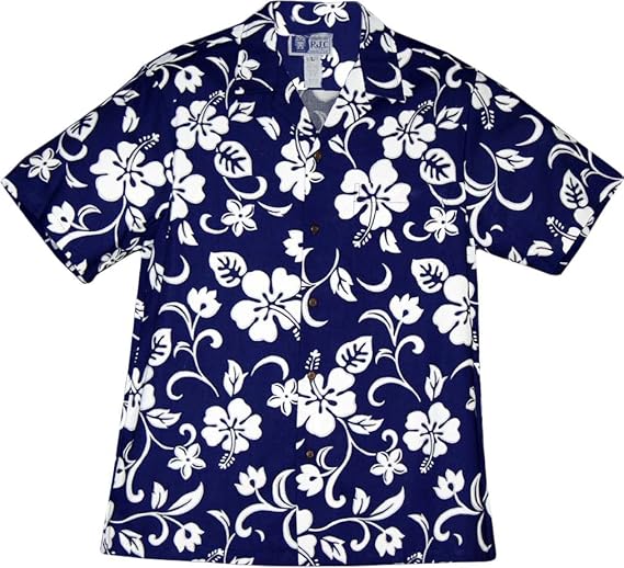 RJC Brand Hibiscus Pareo Men's Hawaiian Shirt