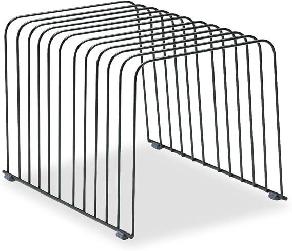 Fellowes 72112 Desktop Organizer, 11 Sections, Wire, 9" x 11-3/8" x 8", Black