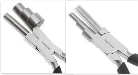 Wire Looping Looper Pliers, GET Both Large & Small Multi Step, Three Tier Pliers, for a Total of 6 Sizes! Big Wrapper & Little Wrapper. Jump Rings