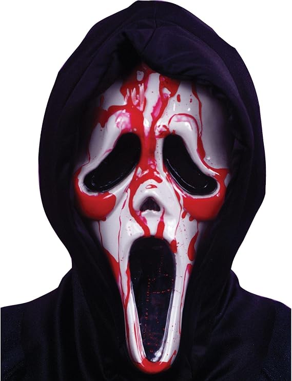 Ghost Face Bleeding Adult Mask
