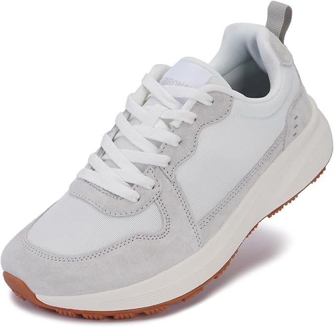 BRONAX Women Wide Toe Box Athletic Casual Shoes Classic Design Sneakers S75