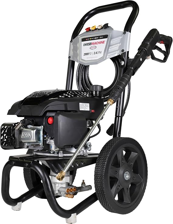 Simpson Clean Machine 2900 PSI Gas Pressure Washer, 2.4 GPM, 25-ft Hose
