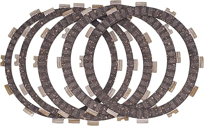 Road Passion 13088-0038 13088-0039 Clutch Friction Plates Kit For EX250 Ninja 250 2008-2017,EX250 ABS Ninja 250 2013-2017,EX250 Ninja 250R 2008-2012#13089-0021 13088-0558 Bakelite