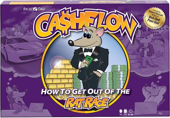 """Rich Dad CASHFLOW Educational Game by Robert Kiyosaki for Family Financial Literacy, Business Building, Investing & Money Management - Playful Learning Opportunities"""