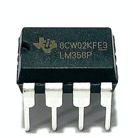 LM358P LM358 Dual High-Gain Frequency-Compensated Industry-Standard Operational Amplifiers Op Amp Breadboard-Friendly IC DIP-8 (1 Piece)