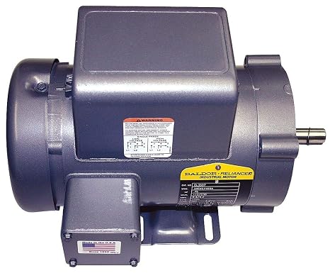 Baldor EL3514 Premium Efficient AC Motor, Single Phase, 56H Frame, TEFC Enclosure, 1-1/2Hp Output, 1760rpm, 60Hz, 115/230V Voltage
