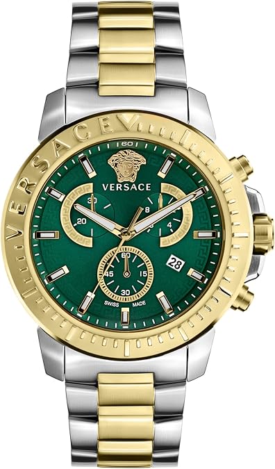 Versace New Chrono Collection Luxury Mens Watch Timepiece